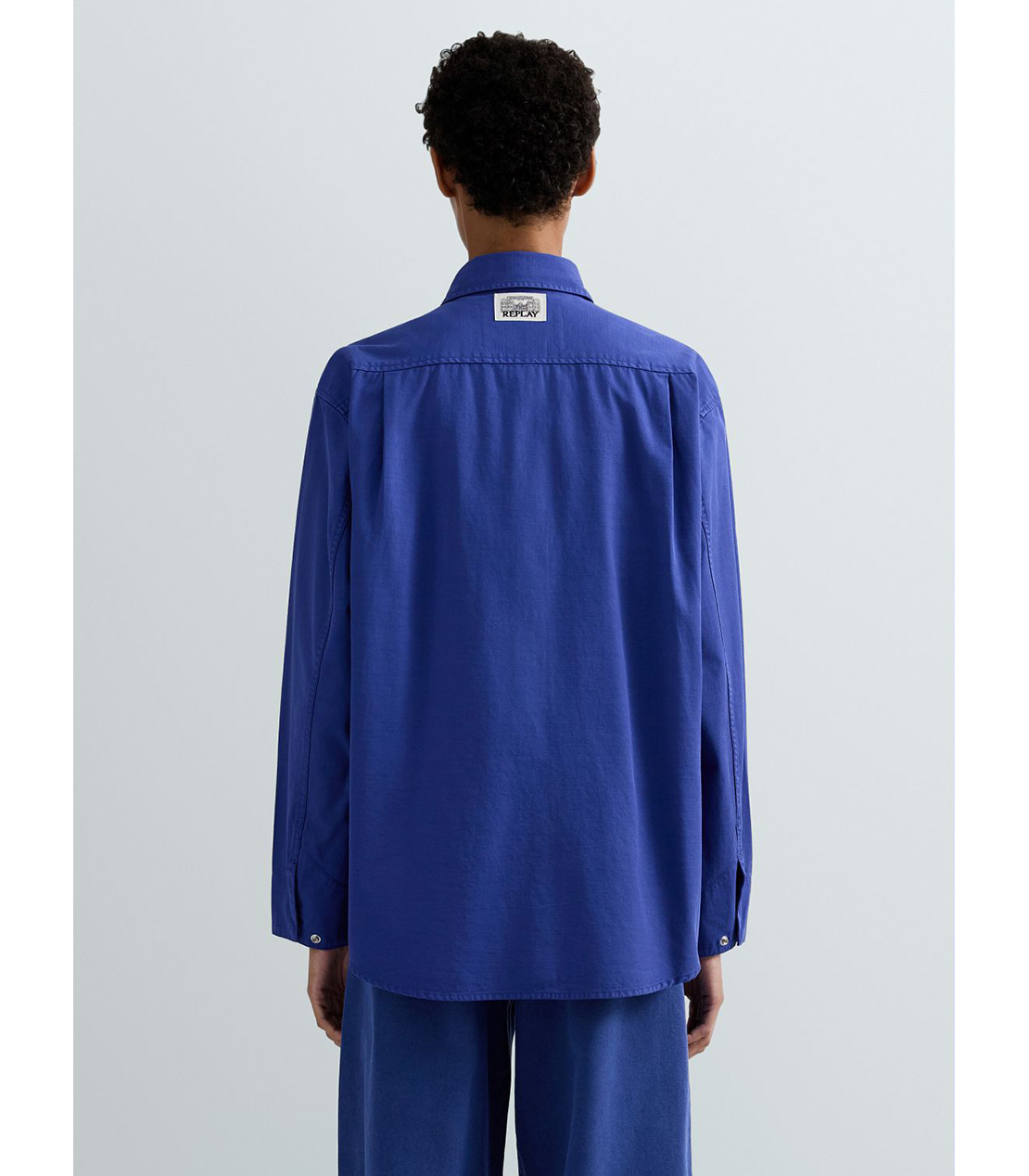 ガーメントコットンボーイフィットオーバーシャツ 詳細画像 ロイヤルブルー 3